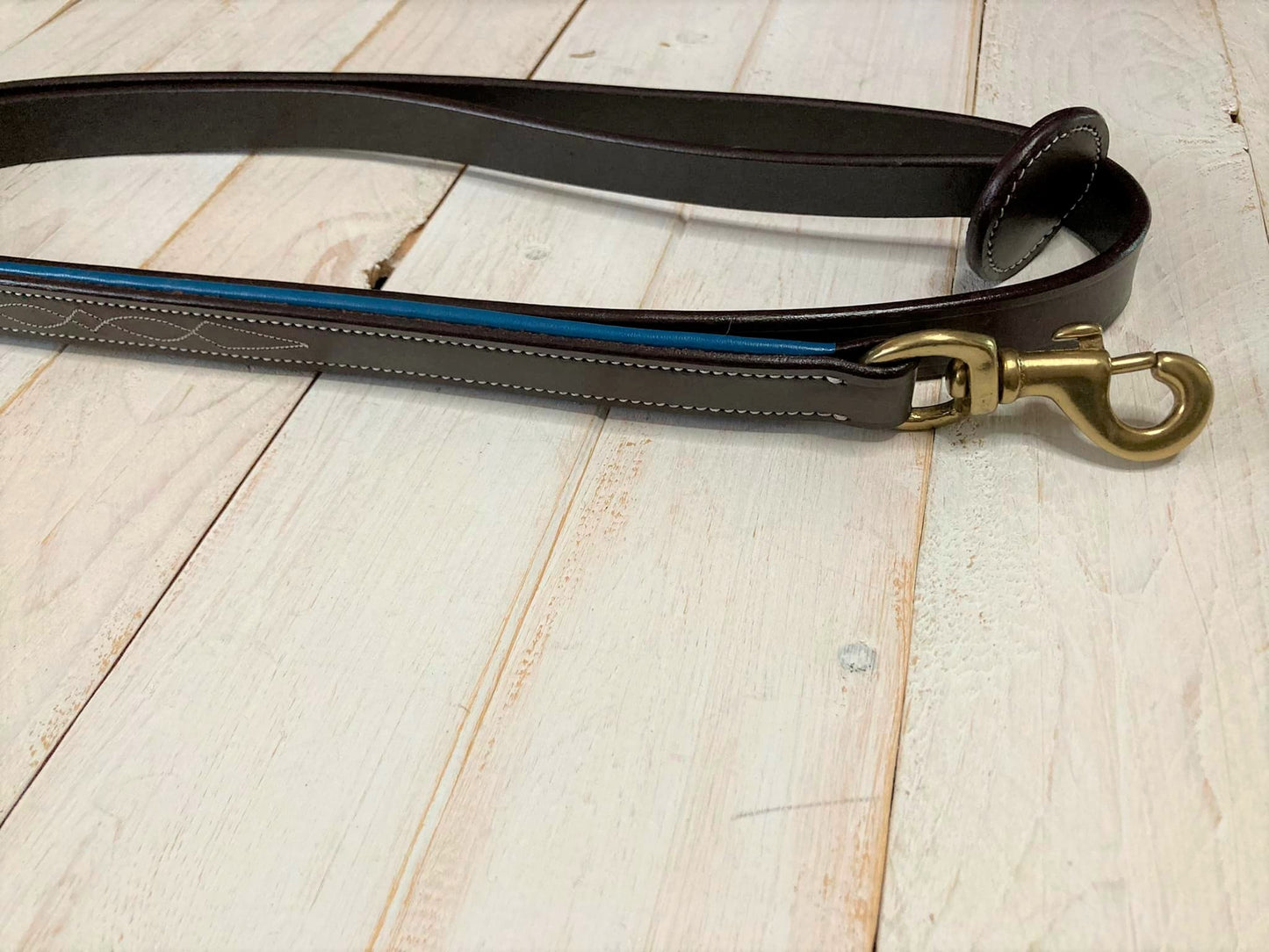 Pup & Pony Co. Derby Lead with Leather Stopper