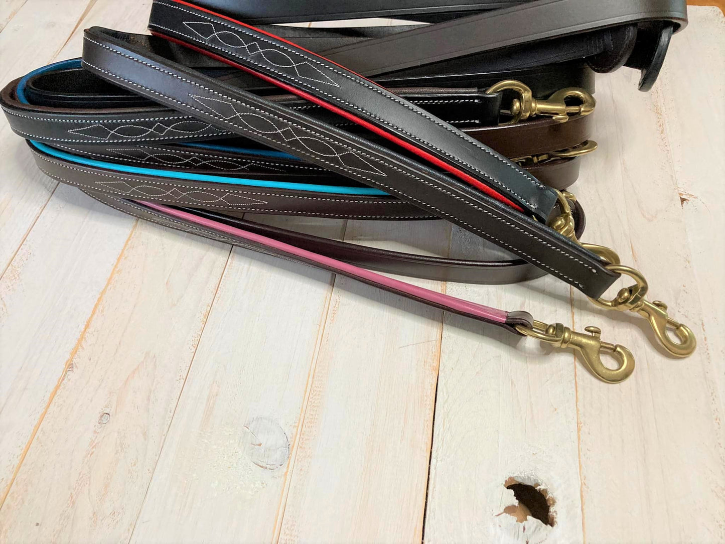 Pup & Pony Co. Derby Lead with Leather Stopper