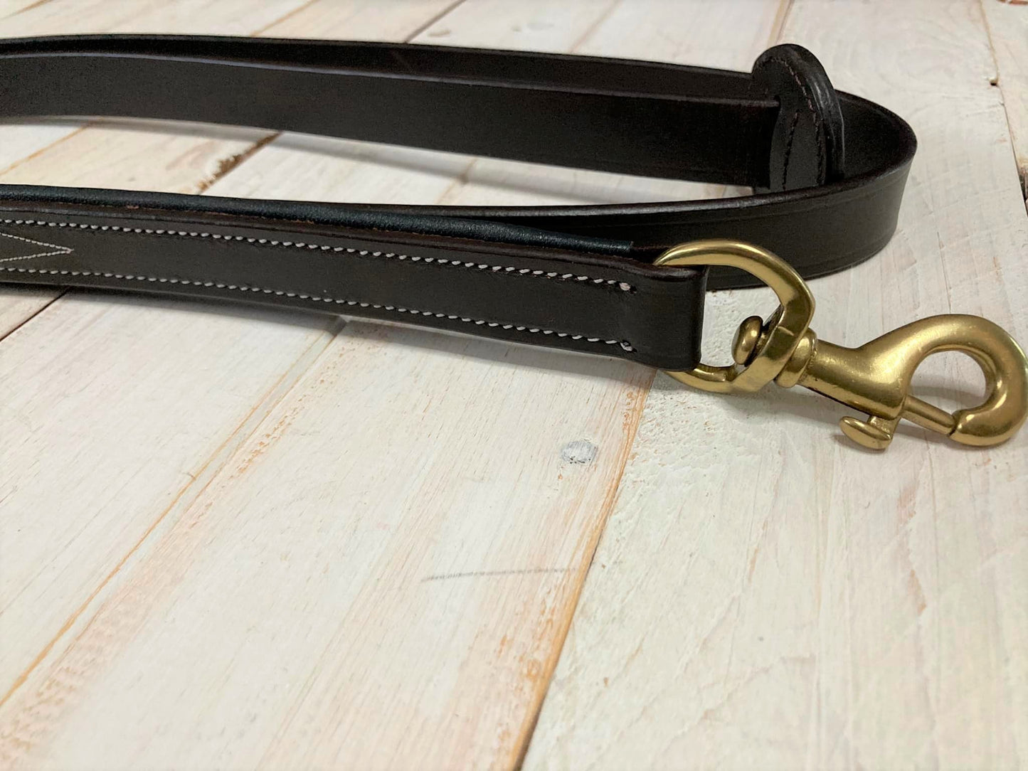 Pup & Pony Co. Derby Lead with Leather Stopper