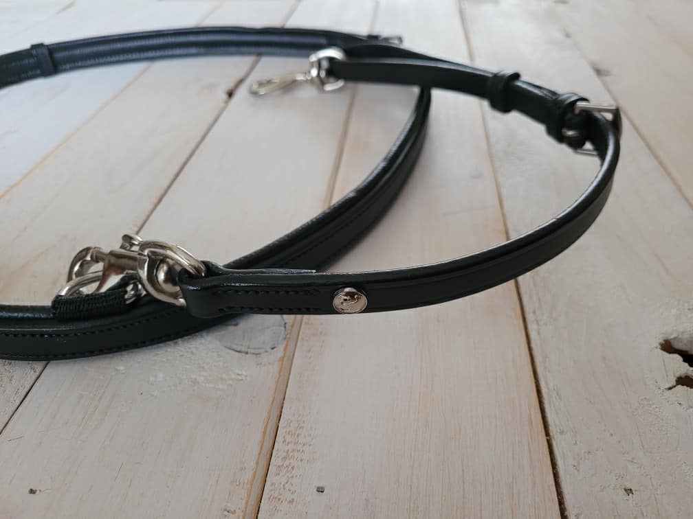 Pup & Pony Co. Padded Leather Neck Strap with Saddle Attachment