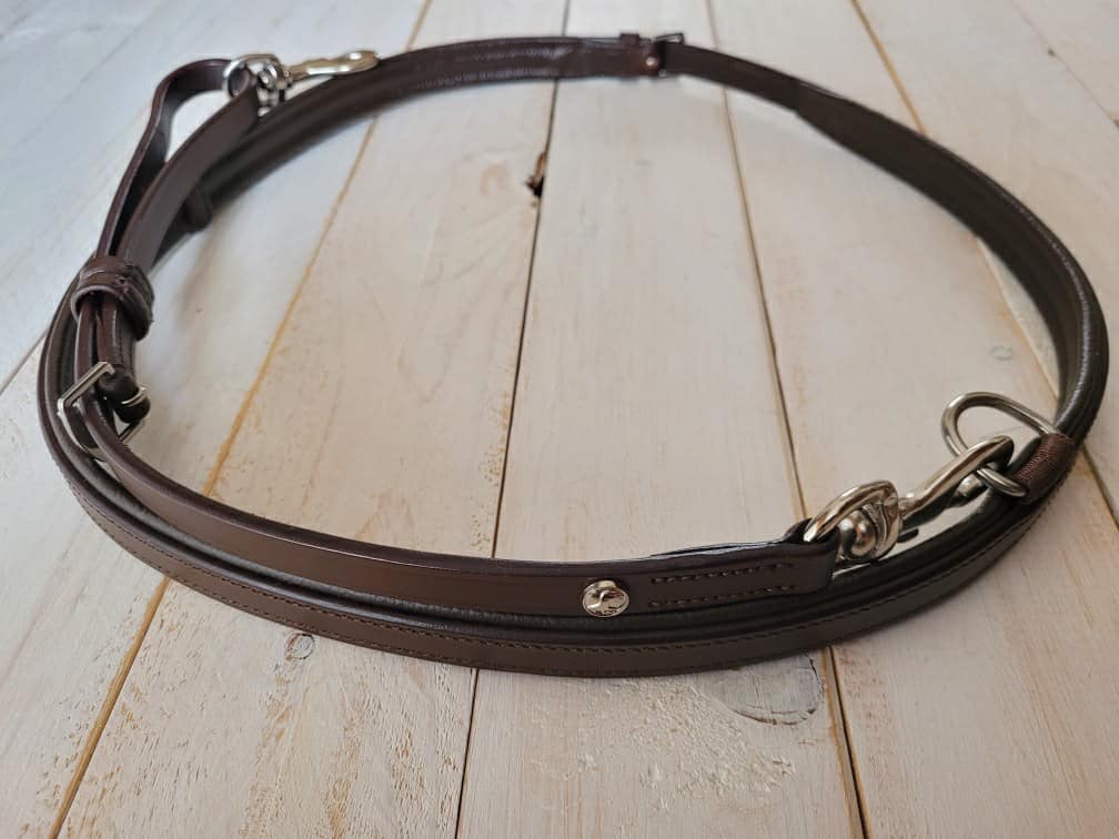 Pup & Pony Co. Padded Leather Neck Strap with Saddle Attachment