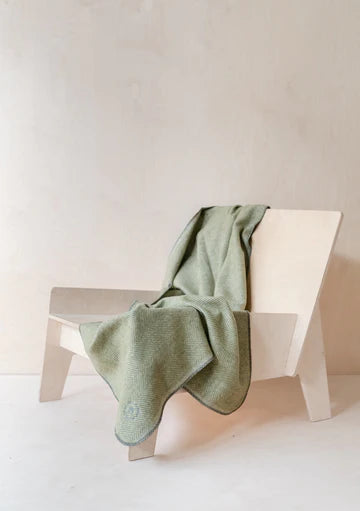 Tartan Blanket Co. Large Pet Blanket in Olive Herringbone