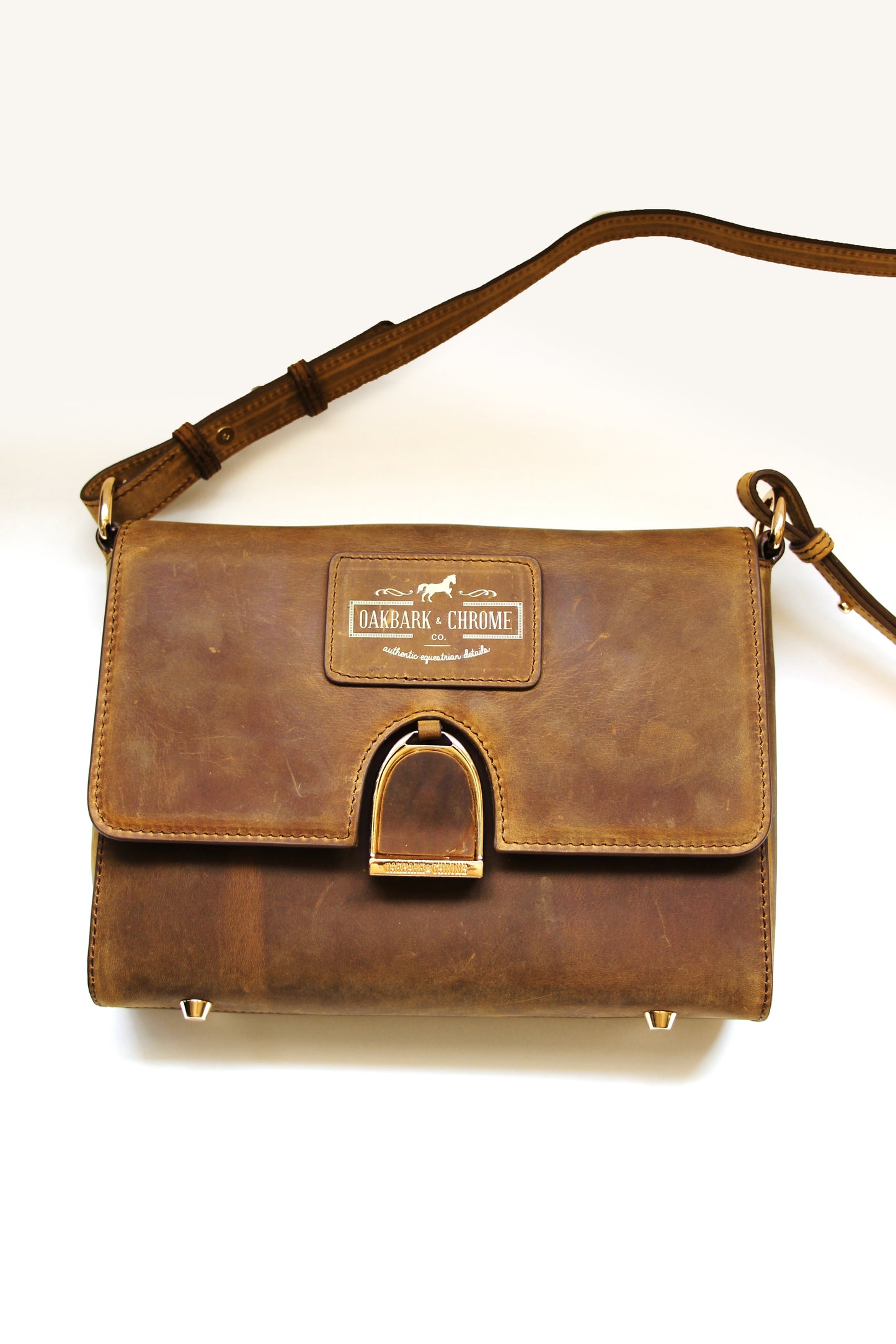 Oakbark & Chrome Limited Edition Shoulder Bag in Barnyard