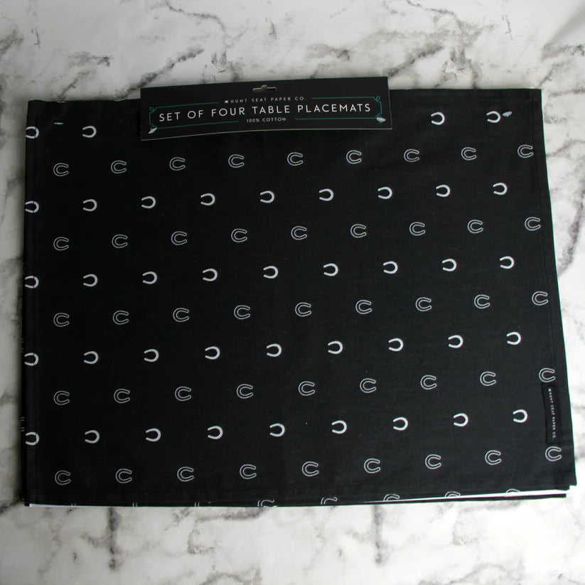 Hunt Seat Paper Co. Lucky Slate Placemat: Set of Four