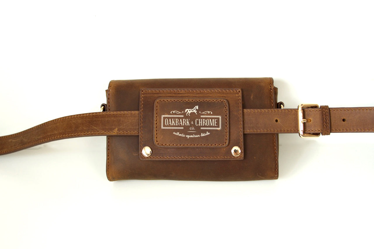 Oakbark & Chrome Rider Belt Bag in Brindle