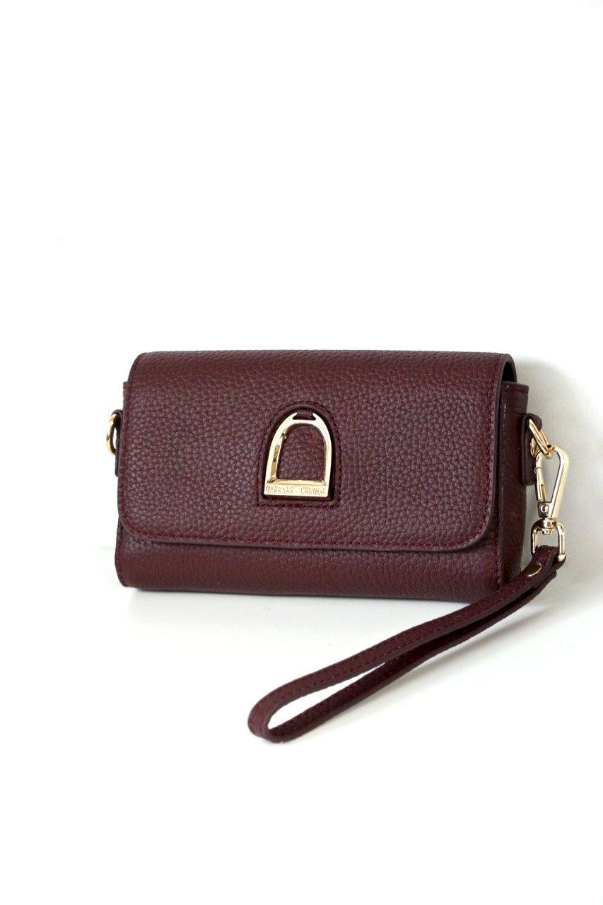 Oakbark & Chrome Rider Belt Bag in Cabernet