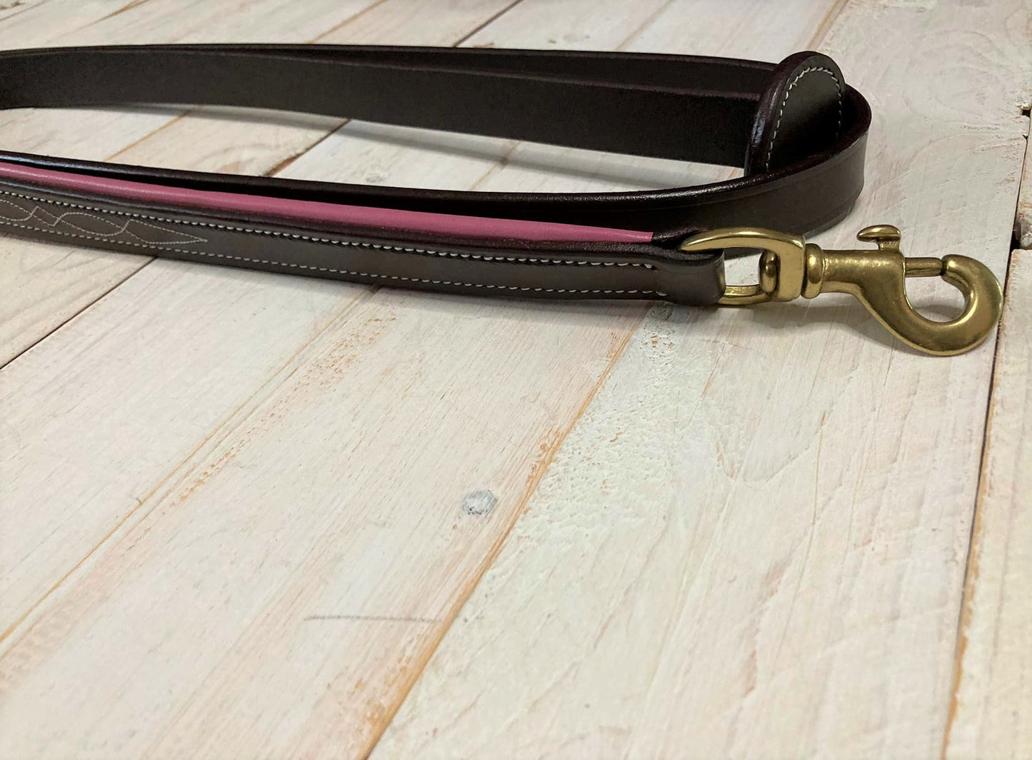 Pup & Pony Co. Derby Lead with Leather Stopper