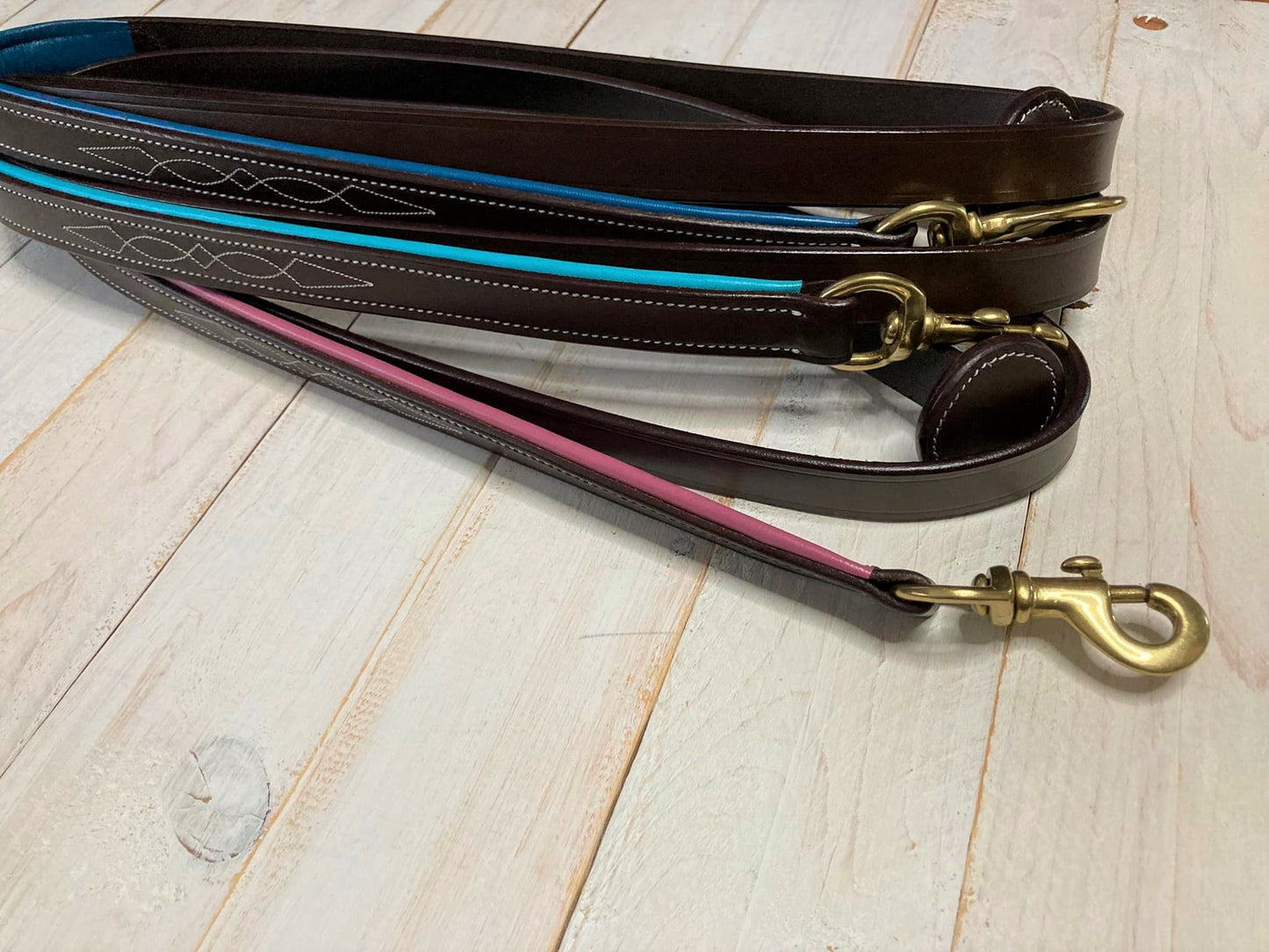 Pup & Pony Co. Derby Lead with Leather Stopper