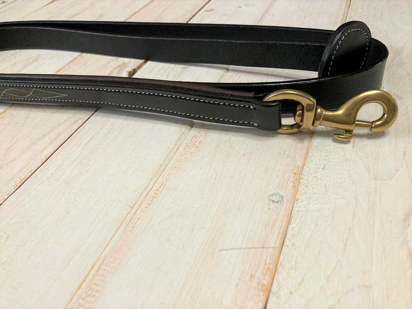 Pup & Pony Co. Derby Lead with Leather Stopper