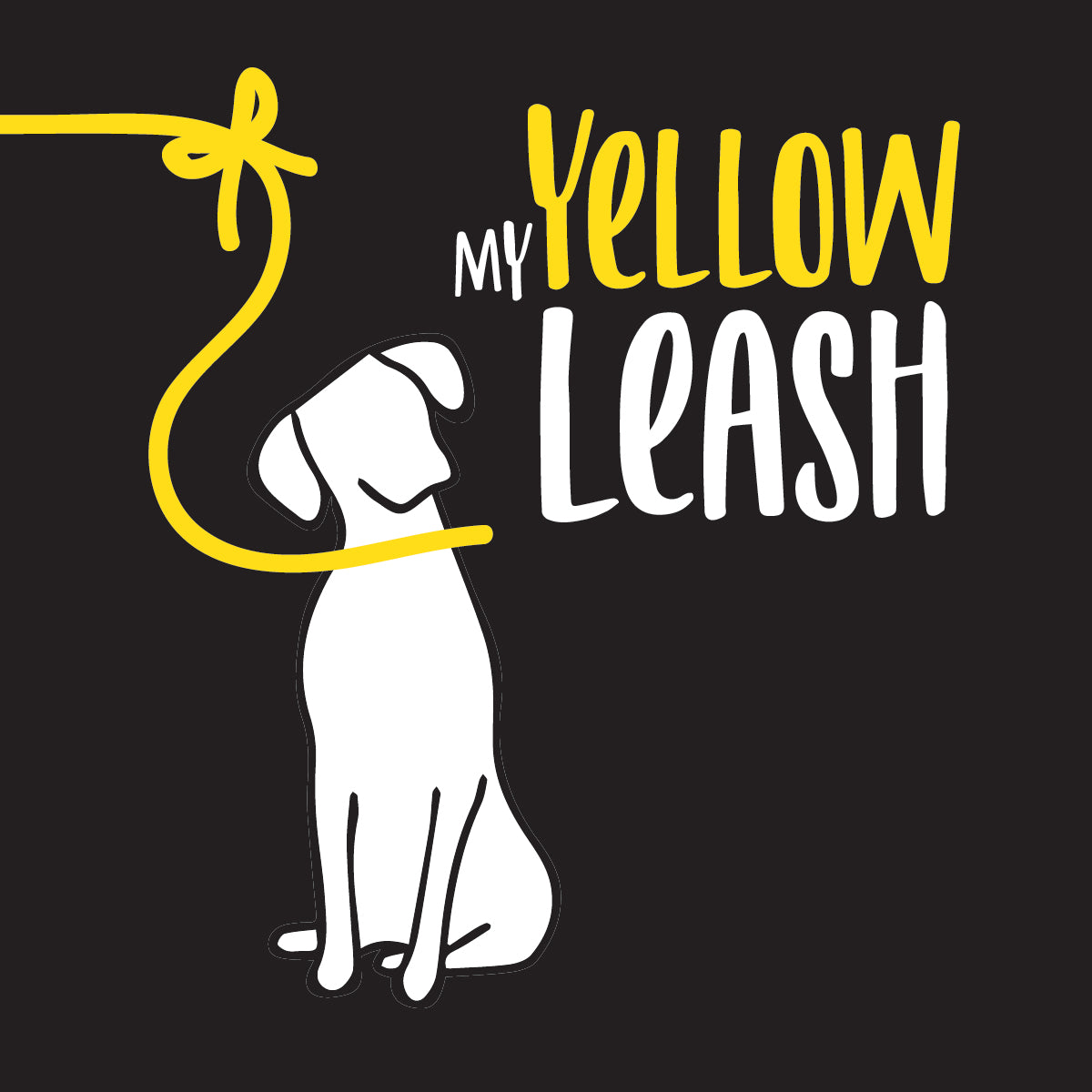 Pup & Pony Co. Yellow Ribbon Leash