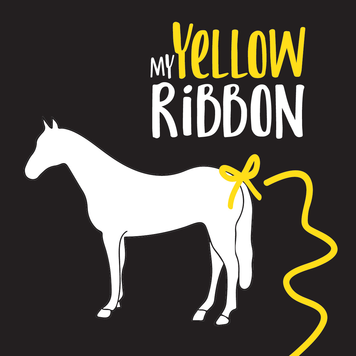 Pup & Pony Co. Yellow Ribbon Leash